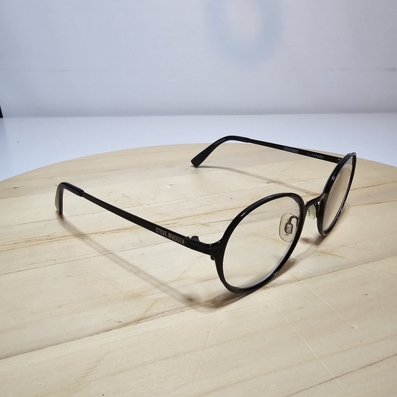 Steve Madden CV Roundz Black Full Rim Eye Glasses Metal Frame 50□22 L.140mm - Picture 6 of 10